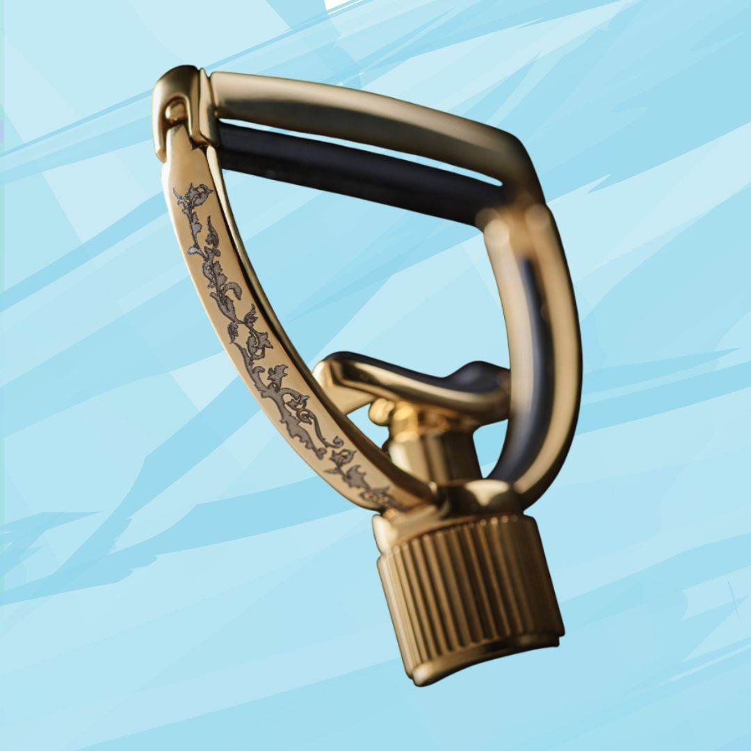 G7th Heritage 12-String Guitar Capo (18kt Gold Plate Style 2)