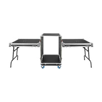 Gator Cases 16U ATA Road Rack Case W/ Fold-Out Tables