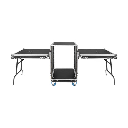 Gator Cases 16U ATA Road Rack Case W/ Fold-Out Tables