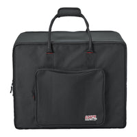 Black carrying case with Gator logo on a white background