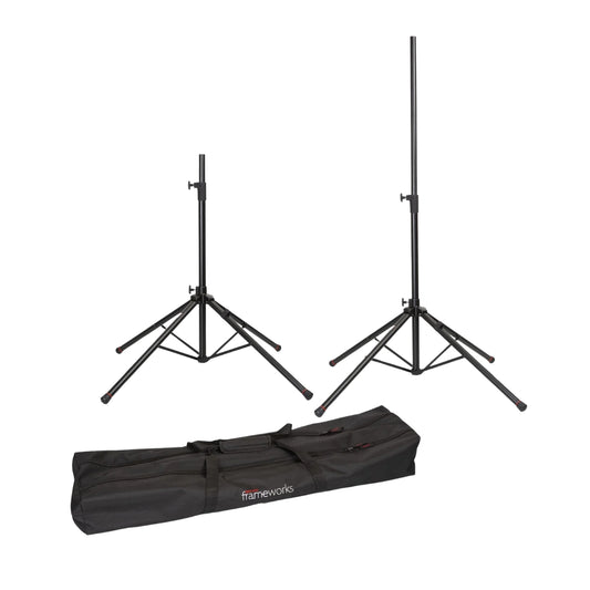 Gator Frameworks Quad Base Speaker Stand (Pair)