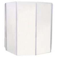 Front view of Gibraltar GDS-5 Acrylic Drum Kit Acoustic Shield on white background