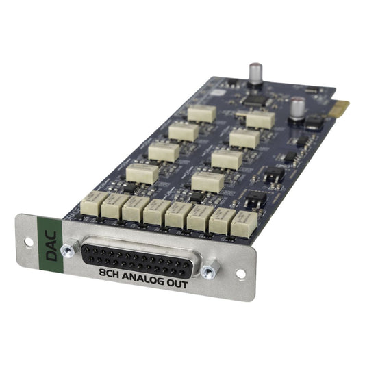 Angled front view of Grace Design 8-Channel DAC Option for m701 on white background