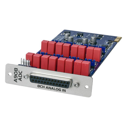 Angled front view of Grace Design ADC-2 8-Channel A/D Option for m908 on white background
