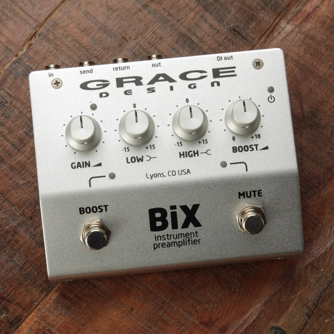 preamp pedal acoustic guitar Grace Design BiX Acoustic Instrument Preamp