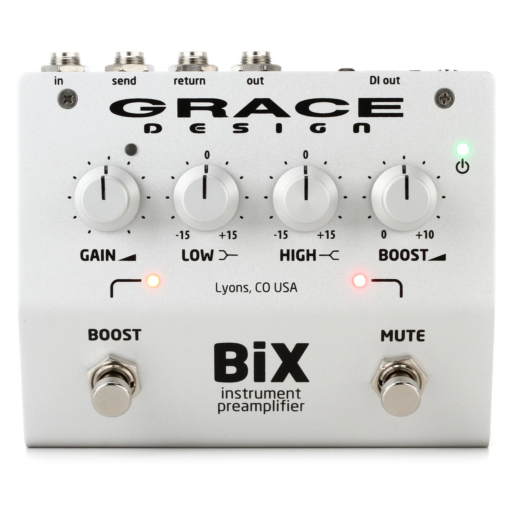 preamp pedal acoustic guitar Grace Design BiX Pedal