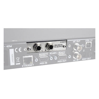 Angled view of Grace Design CR Output Option for m108 on white background