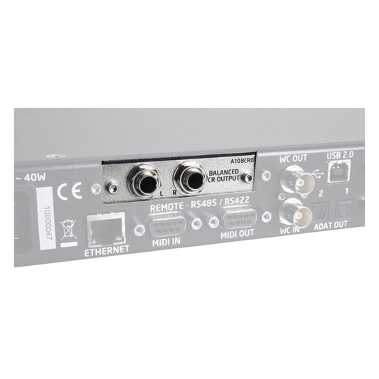 Angled view of Grace Design CR Output Option for m108 on white background