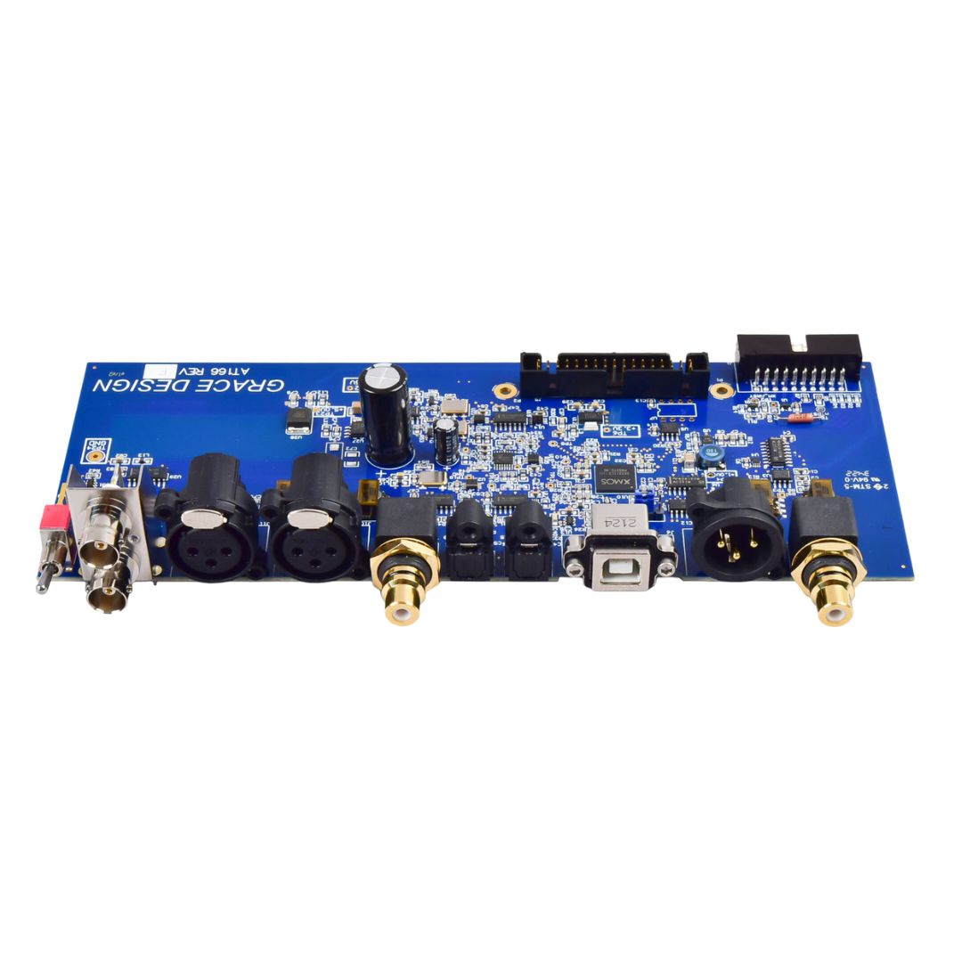 Front view of Grace Design DAC Upgrade Kit for m905 on white background