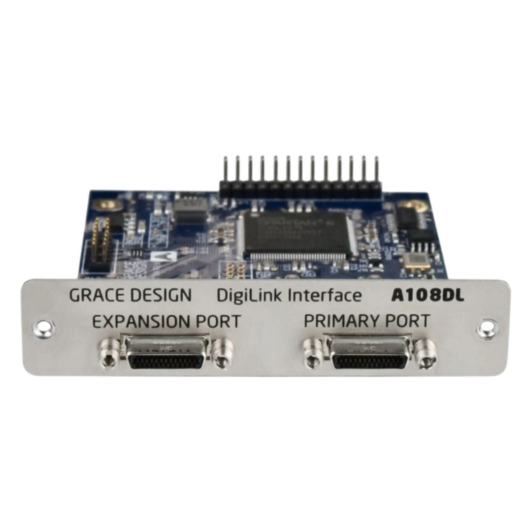 Front view of Grace Design DigiLink Option for m108 on white background