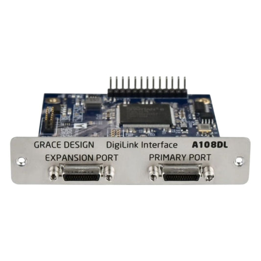 Front view of Grace Design DigiLink Option for m108 on white background