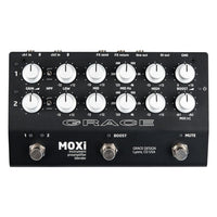 Top view of Grace Design MOXi Pedal on white background