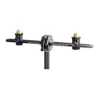 Front view of Grace Design SB-30 11.81" Spacebar Stereo Microphone Mounting Kit on white background