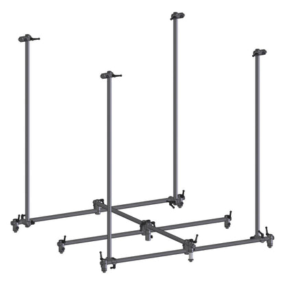 Angled view of Grace Design SB-3D11 11-Channel Immersive Surround Microphone Array on white background