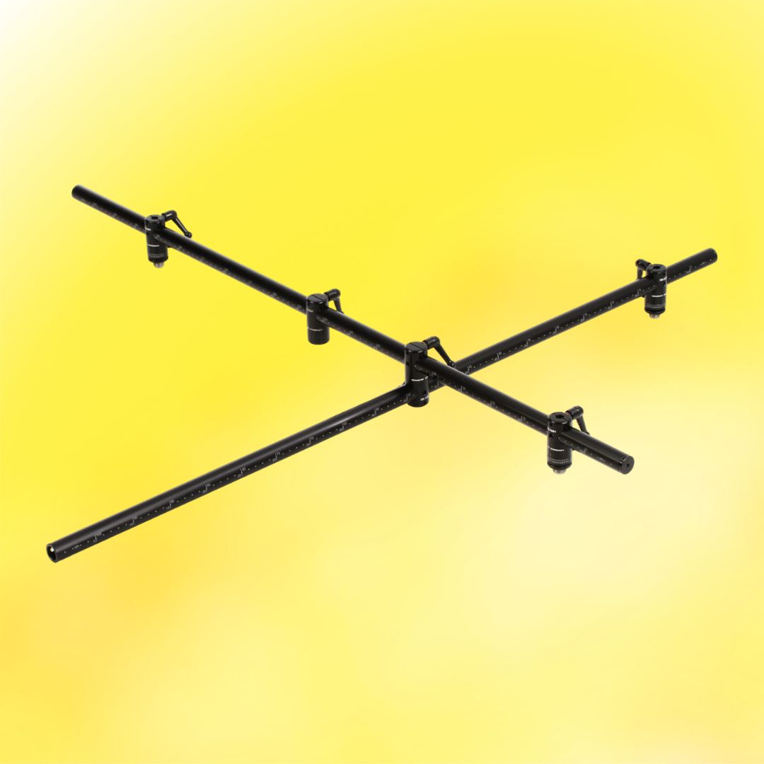 Angled view of Grace Design SB-SUR Surround Tree on yellow background