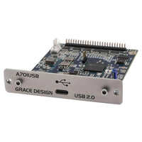 Angled front view of Grace Design USB Option for m701 on white background