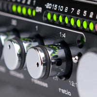 Close up view of Grace Design m103 Channel Strip