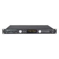Front view of Grace Design m108 8-Channel Remote-Controlled Microphone Preamp on white background