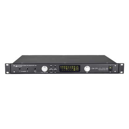 Front view of Grace Design m108 8-Channel Remote-Controlled Microphone Preamp on white background