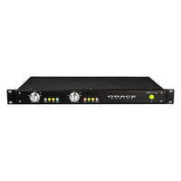 Front view of Grace Design m201mk2 2-Channel Microphone Preamp on white background
