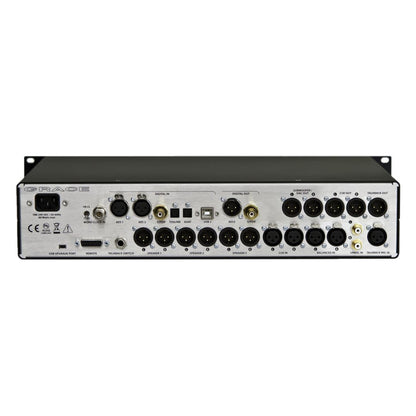 Rear view of Grace Design m905 Reference Stereo Monitor Controller on white background