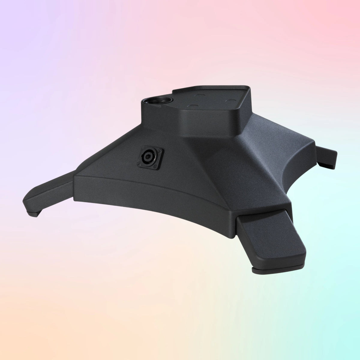 Angled view of HK Audio ELEMENTS EF45 Base on multicolored background