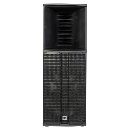 Front view of HK Audio LINEAR 9 210 LTA Speaker on white background