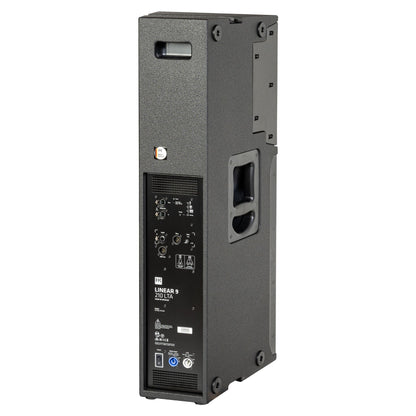 Angled rear view of HK Audio LINEAR 9 210 LTA Speaker on white background
