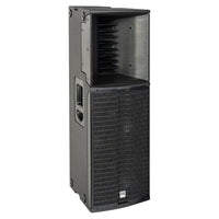 Angled front view of HK Audio LINEAR 9 210 LTA Speaker on white background