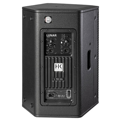 Rear ports view of HK Audio LUNAR 110 XA Speaker on white background