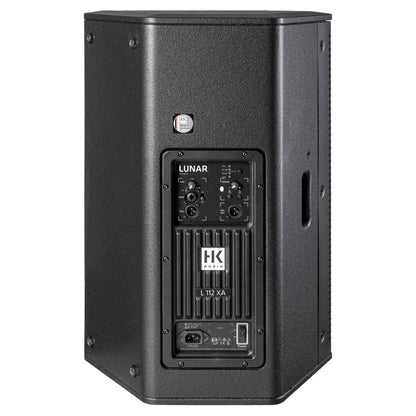 Rear ports view of HK Audio LUNAR 112 XA Speaker on white background