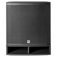 Front view of HK Audio PORTABLE SUB 118 A Subwoofer on white background