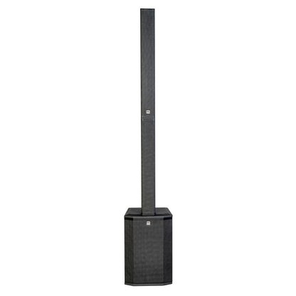 Front view of black HK Audio Polar 10 MKII on white background
