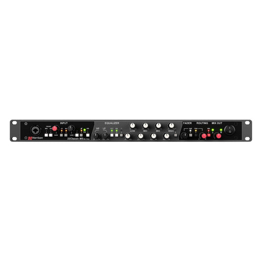 Front view of Harrison Audio 32Classic MS Mix Strip on white background