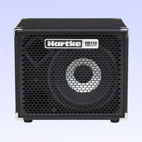 Hartke HD112 bass guitar speaker cabinet on a light purple background
