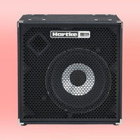 Hartke HD115 bass guitar speaker cabinet on a pink background