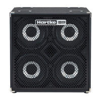 Hartke HD410 bass guitar amplifier cabinet on a white background