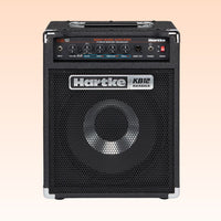 Hartke KB12 bass guitar amplifier on a beige background