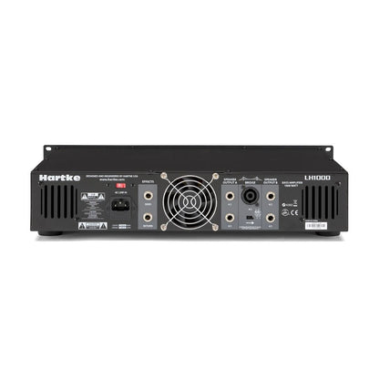 Hartke audio amplifier on a white background