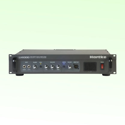 Hartke amplifier on a light green background