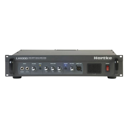 Hartke audio amplifier on a white background