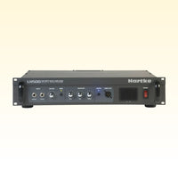 Hartke audio amplifier on a beige background