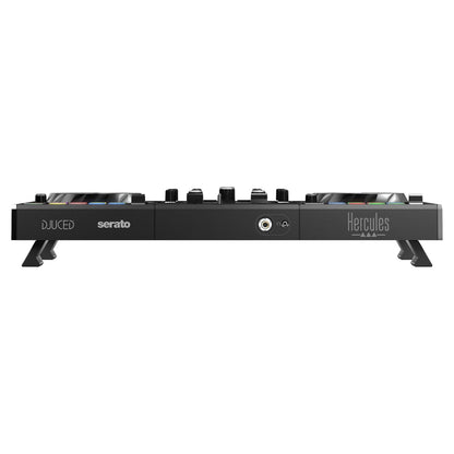 Bottom ports view of Hercules DJControl Inpulse 500 DJ Controller on white background
