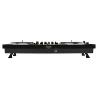 Bottom ports view of Hercules DJControl Inpulse T7 DJ Controller Premium Edition on white background
