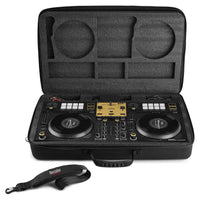 Inclusions of Hercules DJControl Inpulse T7 DJ Controller Premium Edition on white background