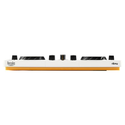 Front view of Hercules DJControl Mix Ultra DJ Controller on white background