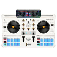 Front view of Hercules DJControl Mix Ultra DJ Controller on white background