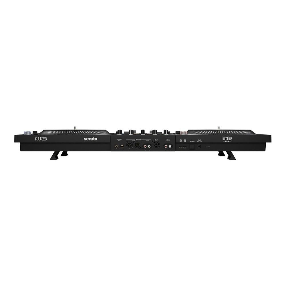 Rear ports view of Hercules DJControl T10 DJ Controller Standard on white background