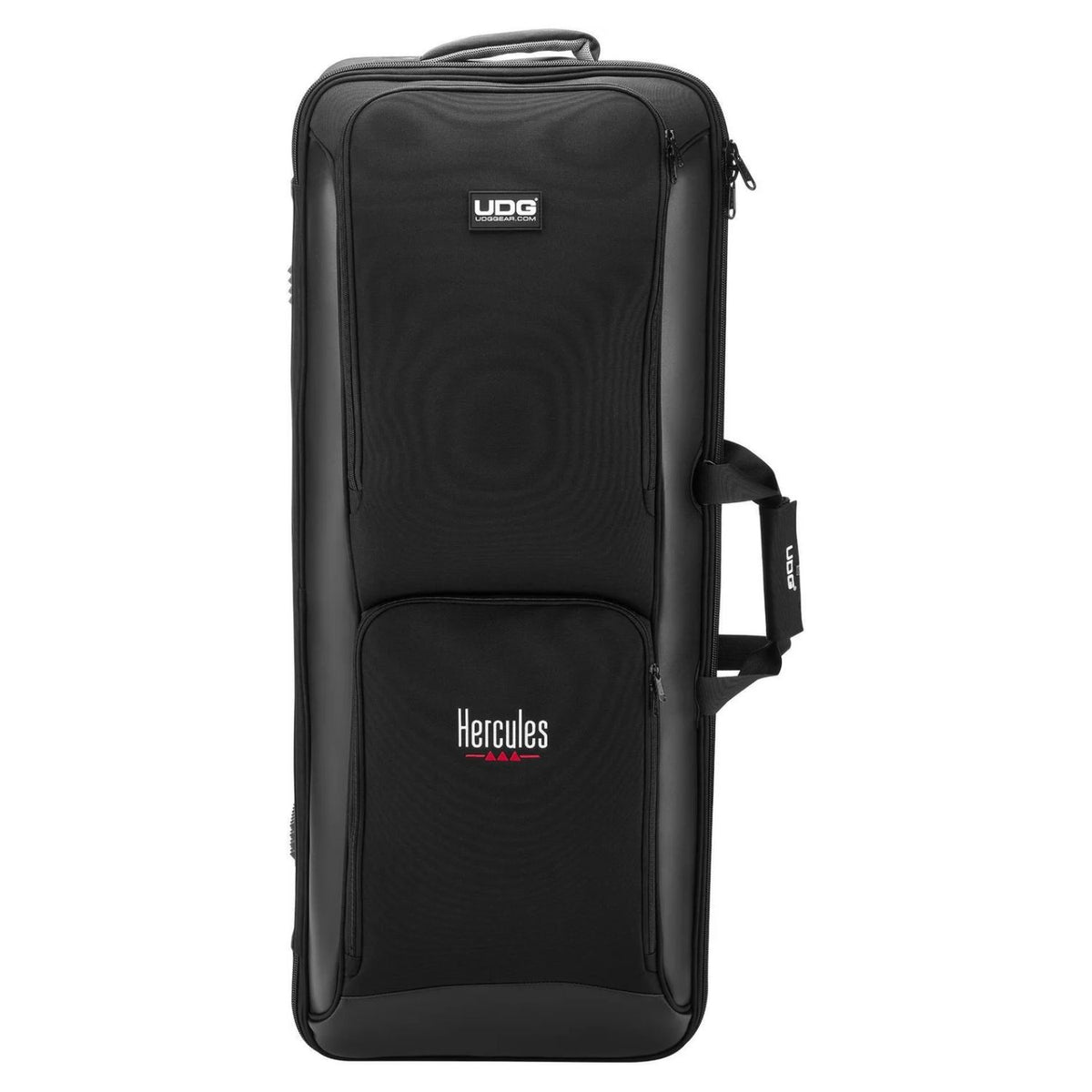 Front view of Hercules x UDG DJControl T10 Backpack on white background