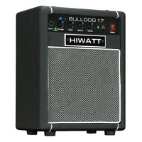 Angled front view of Hiwatt Bulldog 17 Combo BT Bass Amplifier on white background